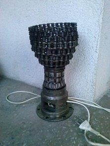 Lampka nocna, stworzona ze ...