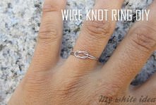 DIY: pierścionek, łatwe wykonanie, obrazek z linkiem.