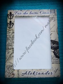 ramka ozdobiona na zamówienie