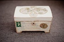 Retro vintage travel decoupage