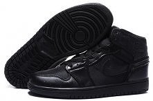 Good Selling All Black Mens Sneaker Retro Nike Air Jordan 1 Cheap Sale