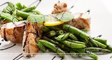 Baranina z fasolką szparagową