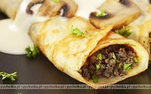 Naleśniki z mięsnym farszem