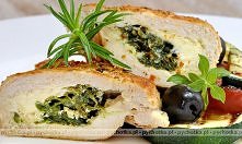 Roladki z piersi kurczaka z rzeżuchą