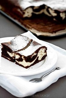 sernik w cieście czekoladow...