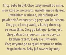 Chciałabym ale nigdy nie będzie takiej możliwości