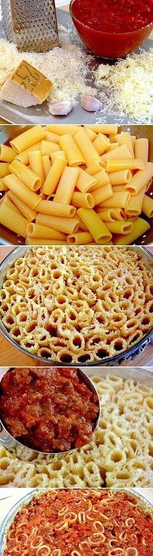 Pasta Pie - makaron rurki -...