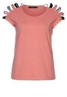 Even&amp;Odd Tshirt basic pomarańczowy - Kliknij i sprawdź modele -  Cena: 64 zł. Even&amp;Odd Tshirt basic pomarańczowy Odzież w Zalando.pl | materiał zewnętrzny: 100% ...
