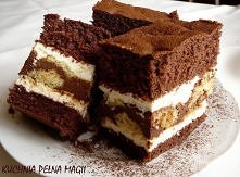 Czekoladowa kukułka

Ciasto I:
6 jajek
12 dag mąki ziemniaczanej
6 dag mąki pszennej
18 dag cukru
1 cukier waniliowy
1 ½ łyżeczki proszku do pieczenia
9 łyżek zimnej wody
2 łyżk...