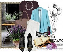 Elegancko z miętową marynarka!