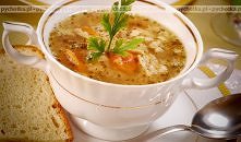 Zupa piwna z grzybami