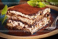 Tort z kremu tiramisu