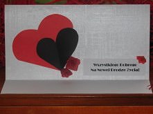 Trójwymiarowa kartka dla wielbicieli black-red-white;)