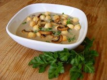 krem z pieczarek 2 - z cebulą