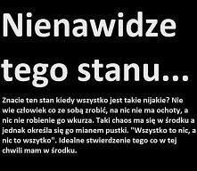 to w tej chwili czuje..