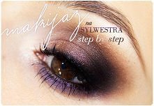 Makijaż Sylwestrowy: lśniące smoky krok po kroku.