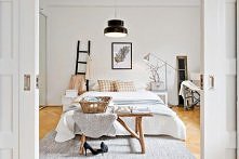 Gotenburg, skandynawskie wnętrza, sypialnia