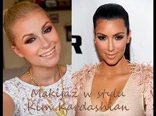 Makijaż w stylu Kim Kardashian ( inspiracja stylem Kim Kardashian )