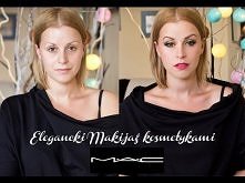 Elegancki makijaż kosmetykami M A C recenzja kosmetyków mac