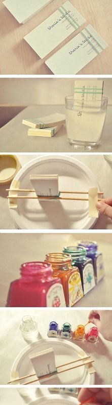 jak zrobić kolorową kartkę.