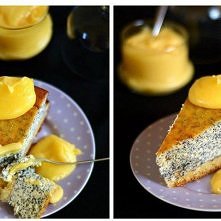 Sernik cytrynowy z makiem