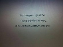 Nic. Tak porypane słowo, kt...