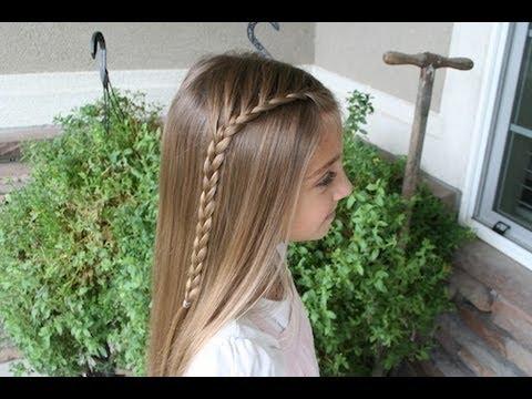 diy, side, lace, braid, tutorial