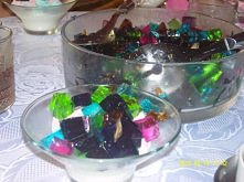 kolorowe galaretki + bita ś...