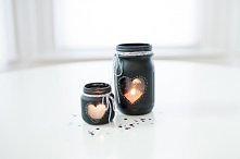 candle, świeczki, diy, słoi...