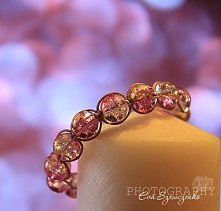 Bransoletka Shamballa - sznurek woskowany 10mm, 9x koraliki crackle 10mm, 2x ...