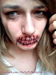 Sewn Mouth na Awly FX Make-up :)