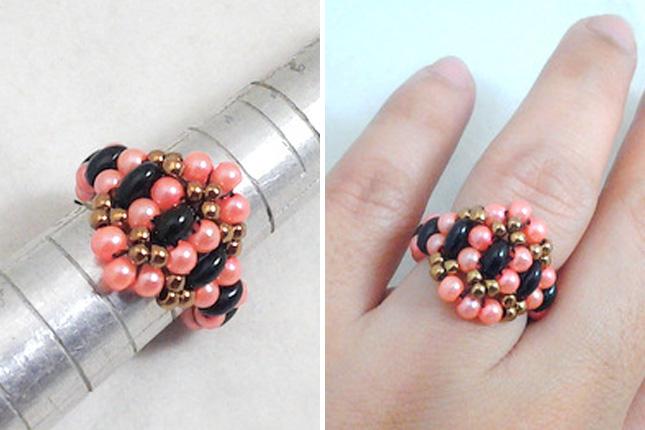  bead, ring, tutorial, handmade