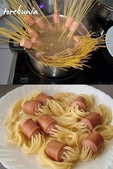 nietypowe spaghetii