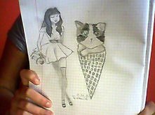 takie tam bazgroły :D próbowałam coś stworzyć ale chyba mi nie wyszło ;/