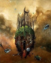 Zdzisław Beksiński. Coś bar...