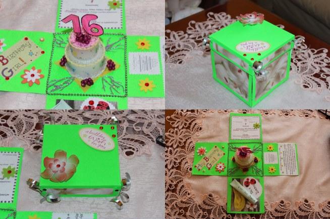 exploding box - 16 urodziny