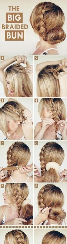 Świetny pomysł dla długich, gęstych włosów :).