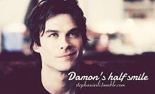 Damon's half smile ♥