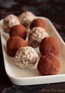 Trufle czekoladowo-śliwkowe...