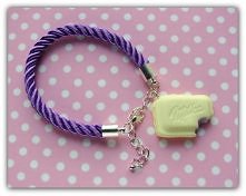 Bransoletka z białą milką