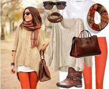 Brązy i pomarańcze