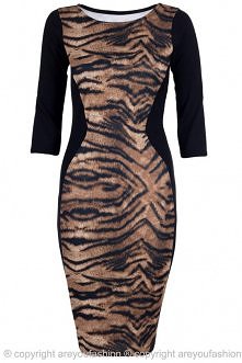 SUKIENKA TIGER PRINT