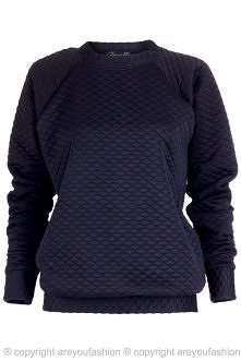 BLUZA PIKOWANA CZARNA