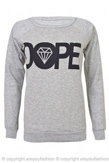 BLUZA DOPE SZARA