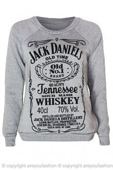 BLUZA JACK DANIELS SZARA