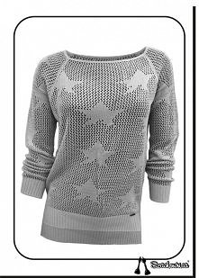 ażurowy sweterek komu się podoba ? 8)