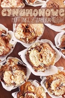 Muffinki cynamonowe z jabłkami