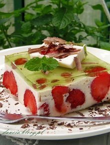 Szybki deser z truskawkami,...