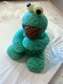 mój marcepanowy ciasteczkowy potwór