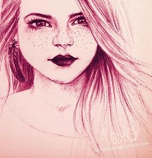 Fragment rysunku długopisem...